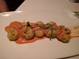 dumplings at Panevino in Las Vegas