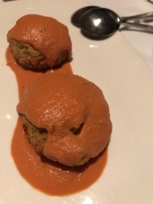 Rice balls were a favorite!  at Panevino in Las Vegas