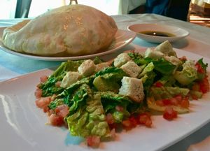 Plant-based Caesar’s Salad & Pan at Panevino in Las Vegas