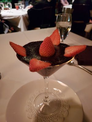 Vegan Chocolate Pudding at Panevino in Las Vegas