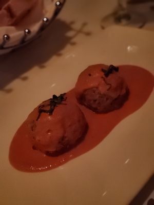 Falafel rice ball at Panevino in Las Vegas