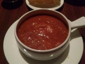 tomato soup at Panevino in Las Vegas