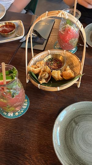 sweet potato dumplings   at PaTaThai in Warsaw