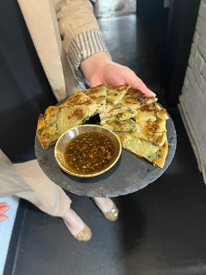 Spring Onion Bread at MuNoir in Windsor