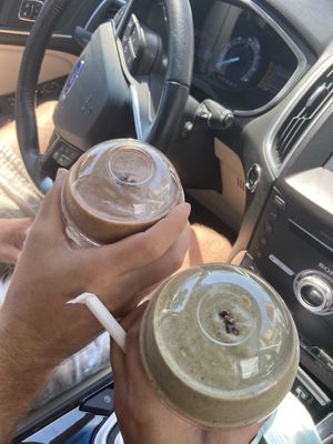 Greek coffee and Power Mint  at The Punchbowl in Los Angeles