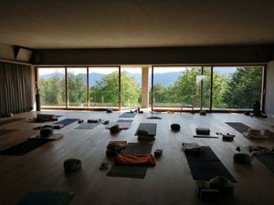 Yogaraum at Soami Retreat Center in Millstatt