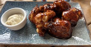 Cauliflower bites  at Hideaway @ The House of Food ltd in Bridlington