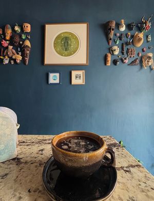 Café orgánico   at Comuna Veggie Slow Food de Barrio in Morelia