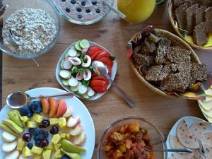 Breakfast at Naturkost-Hotel Harz in Bad Grund