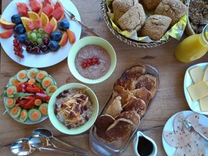 Breakfast at Naturkost-Hotel Harz in Bad Grund