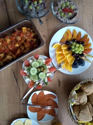 Breakfast at Naturkost-Hotel Harz in Bad Grund