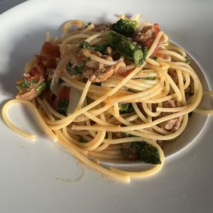 Rapini Spaghettini  at Vegana Italiana in Toronto