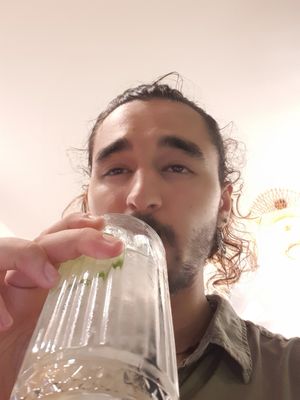 Salted lemonade at Ngon Vegan Bistro & Cafe in Can Tho