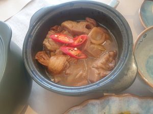 Braised jackfruit - 6/10 not a fan of it too much at Ngon Vegan Bistro & Cafe in Can Tho