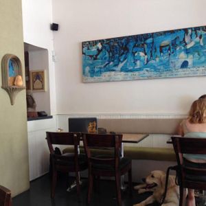 Inside at Salvador Cafe in Tel Aviv