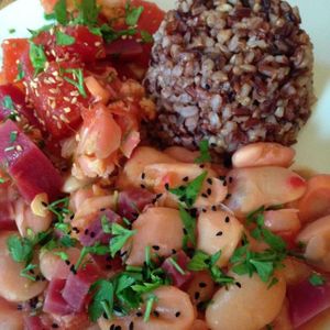 Vegan Special of the Day at Salvador Cafe in Tel Aviv