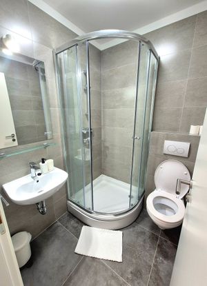 bathroom at Dharma Hostels in Rijeka