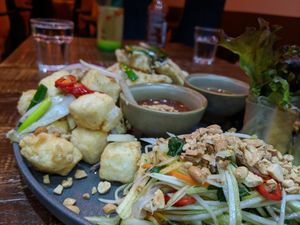 Vegan platter for 2 at Gạo Vietnamese Cuisine in Eastbourne