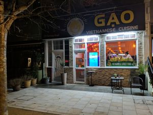 Exterior shot at Gạo Vietnamese Cuisine in Eastbourne