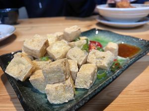 Hot and spicy tofu   at North Hill Noodle Bar in Colchester