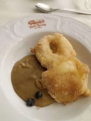 Apfelbeignets at Hotel Nicolay in Zeltingen-rachtig