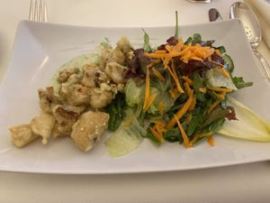 Pilze in Tempura Teig at Hotel Nicolay in Zeltingen-rachtig