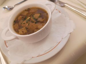 Soupe entry day 1 at Hotel Nicolay in Zeltingen-rachtig