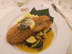 Main dish day 1 at Hotel Nicolay in Zeltingen-rachtig