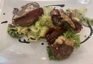 Starter Shi take mushrooms  at Hotel Nicolay in Zeltingen-rachtig