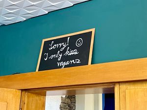 Activism on the walls of the Sonnenuhr restaurant at Hotel Nicolay in Zeltingen-rachtig