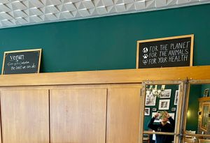 Activism on the walls of the Sonnenuhr restaurant at Hotel Nicolay in Zeltingen-rachtig