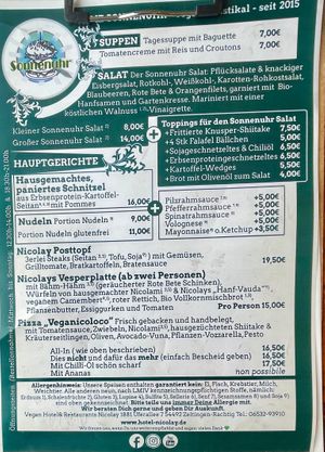 The Sonnenuhr restaurant at Hotel Nicolay in Zeltingen-rachtig