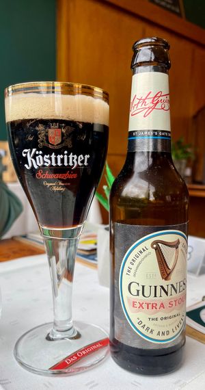 Restaurant Die Sonnenuhr: Guinness at the lunch at Hotel Nicolay in Zeltingen-rachtig