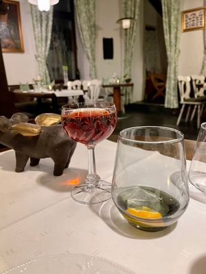 Die Weinstube
https://www.hotel-nicolay.de/restaurants/weinstube/
Riesling Kir & Martini at Hotel Nicolay in Zeltingen-rachtig