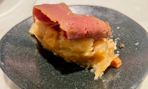 Die Weinstube
https://www.hotel-nicolay.de/restaurants/weinstube/
Seven-course surprise menu February 11, 2026 €92: Intermediate dish  at Hotel Nicolay in Zeltingen-rachtig