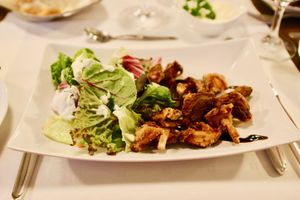 Crunchy Shiitakes: best shiitake ever! at Hotel Nicolay in Zeltingen-rachtig