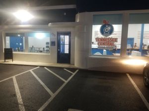 Convenient parking at Tennessee Central Soda Shop in Monterey