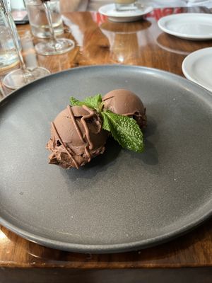 Vegan Chocolate Fudgee  at Zingari Steakhouse & Pasta Bar in San Francisco
