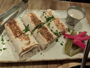 Falafel bites. at Levant in Petaluma