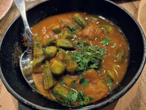 Okra at Levant in Petaluma