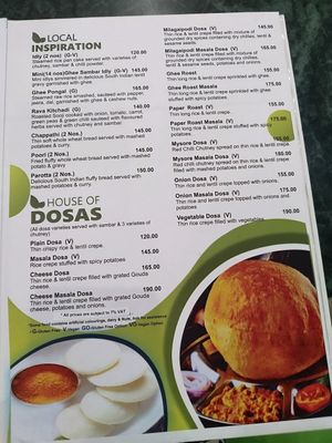 Menu p2 at Achyut Bhavan Pattaya in Pattaya