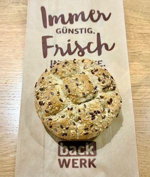 Seeded Kaiser roll at backWERK - Jannowitzbrücke in Berlin