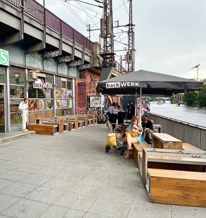 Outside dining  at backWERK - Jannowitzbrücke in Berlin