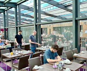 Interior at Spagos Restaurant in Berlin