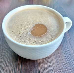 Oat latte at Spagos Restaurant in Berlin