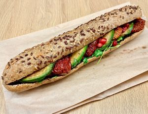 Veggie baguette  at OTP - Prosecco & Elegance - Departures in Otopeni