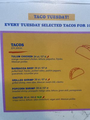 Menu  at Blue Cactus Cocktails & Tapas | Elektrownia Powiśle in Województwo Mazowieckie