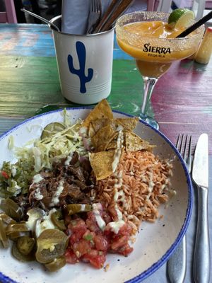 Burrito bowl  at Blue Cactus Cocktails & Tapas | Elektrownia Powiśle in Województwo Mazowieckie