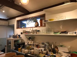 Interior of the café at Cafe Kotonaki - コトナキ カフェ in Himeji