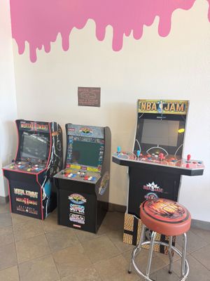 free games for kids to play with purchase  at Bliss Ice Cream  in Novato